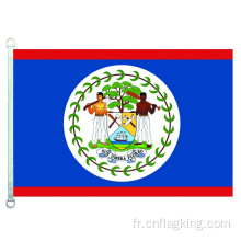 90 * 150CM drapeau national du Belize 100% polyester bannière du Belize
